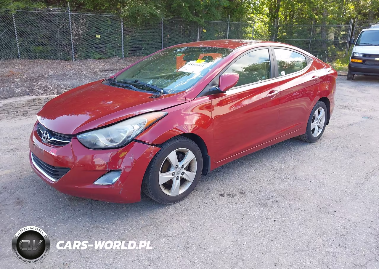 2012 Hyundai Elantra Gls (Ulsan Plant) VIN:KMHDH4AE8CU410078 - 2
