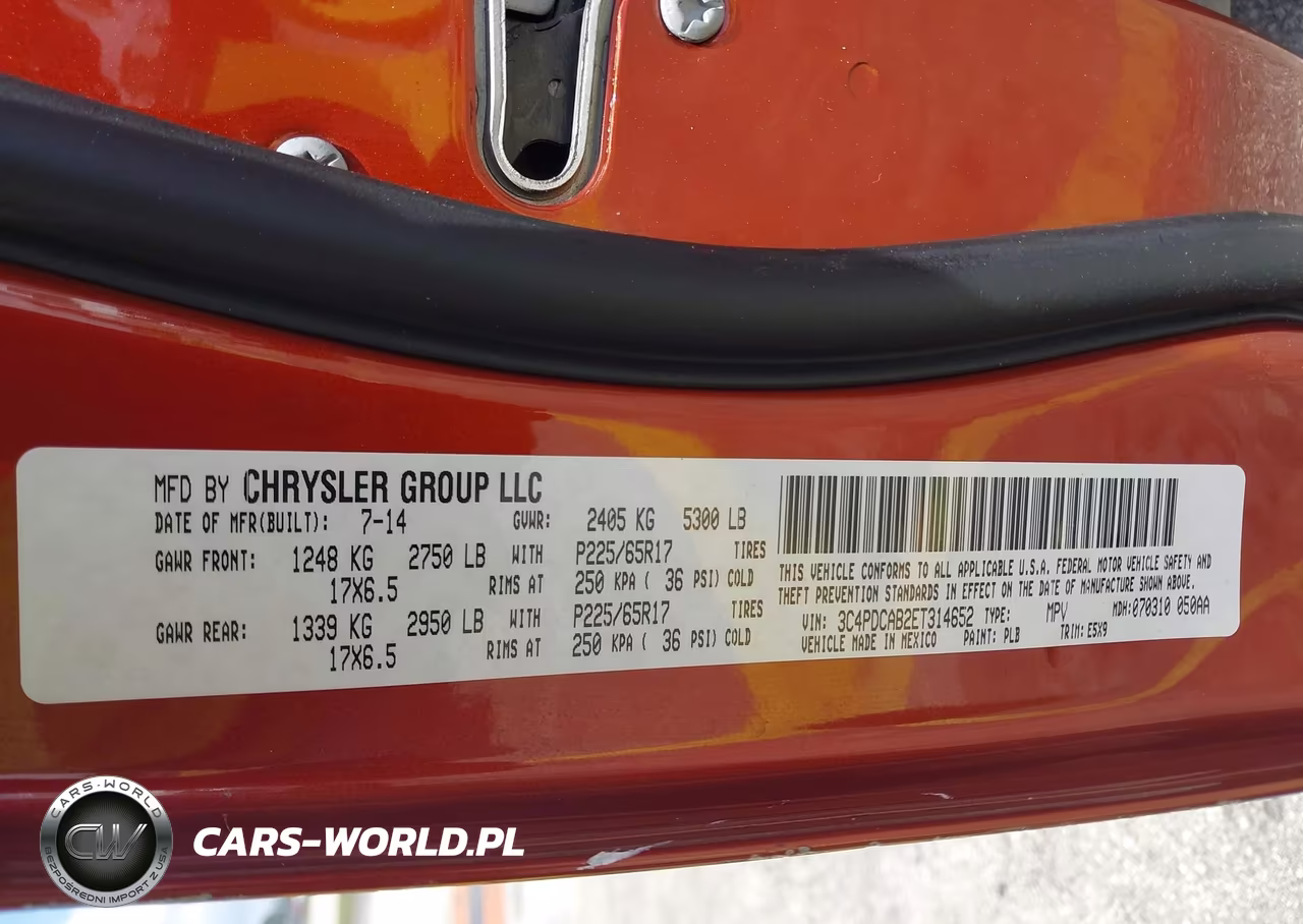 2014 Dodge Journey Se VIN:3C4PDCAB2ET314652 - 9