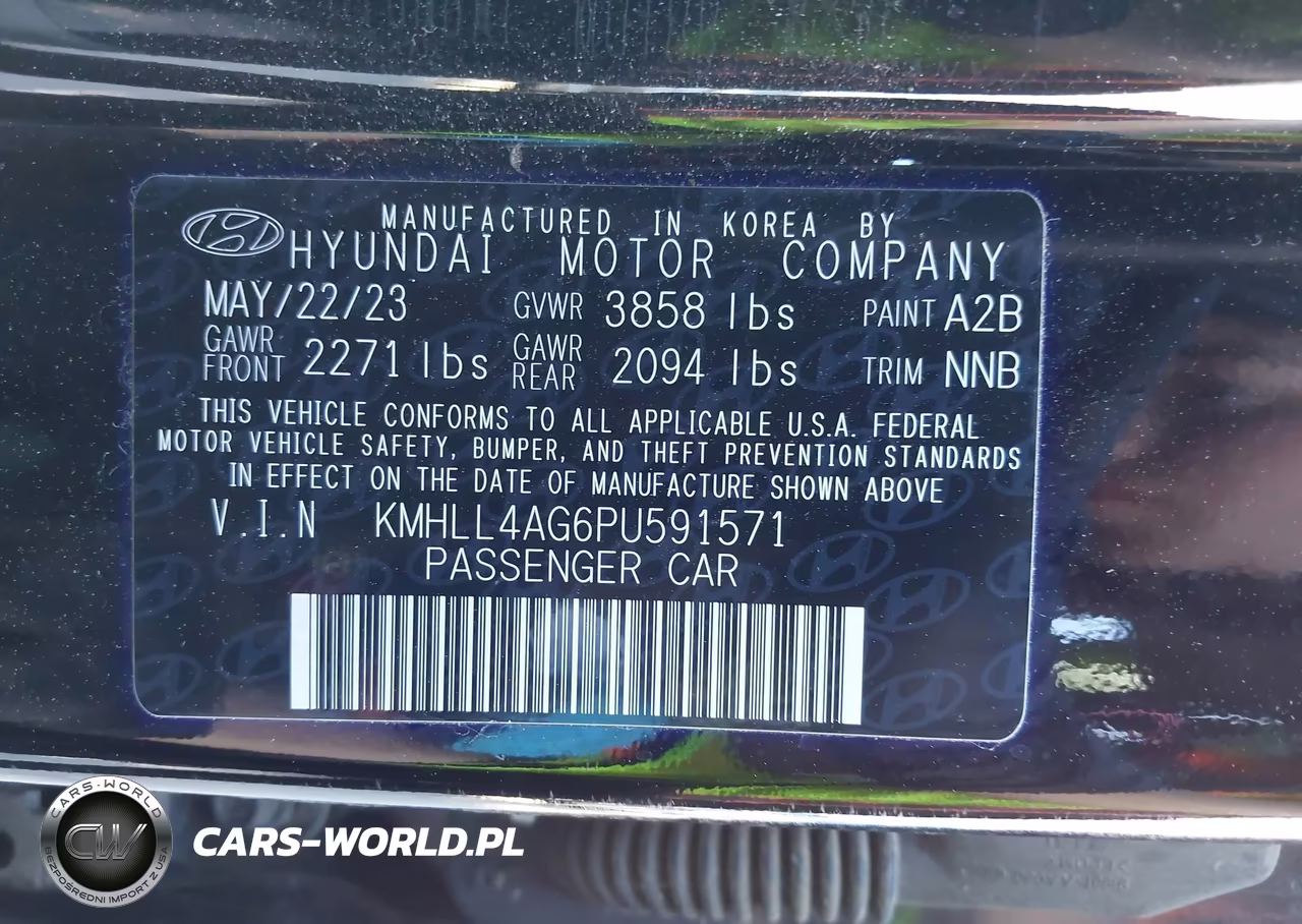 2023 Hyundai Elantra Se VIN:KMHLL4AG6PU591571 - 9