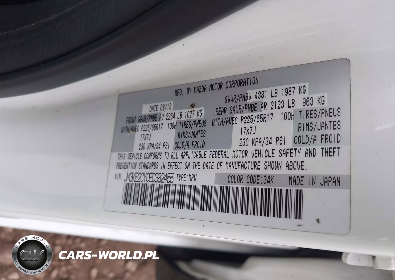 2014 Mazda Cx-5 Touring VIN:JM3KE2CY0E0382455 - 9