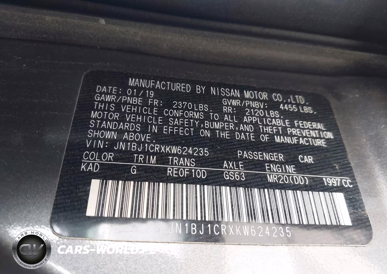 2019 Nissan Rogue Sport Sv VIN:JN1BJ1CRXKW624235 - 9