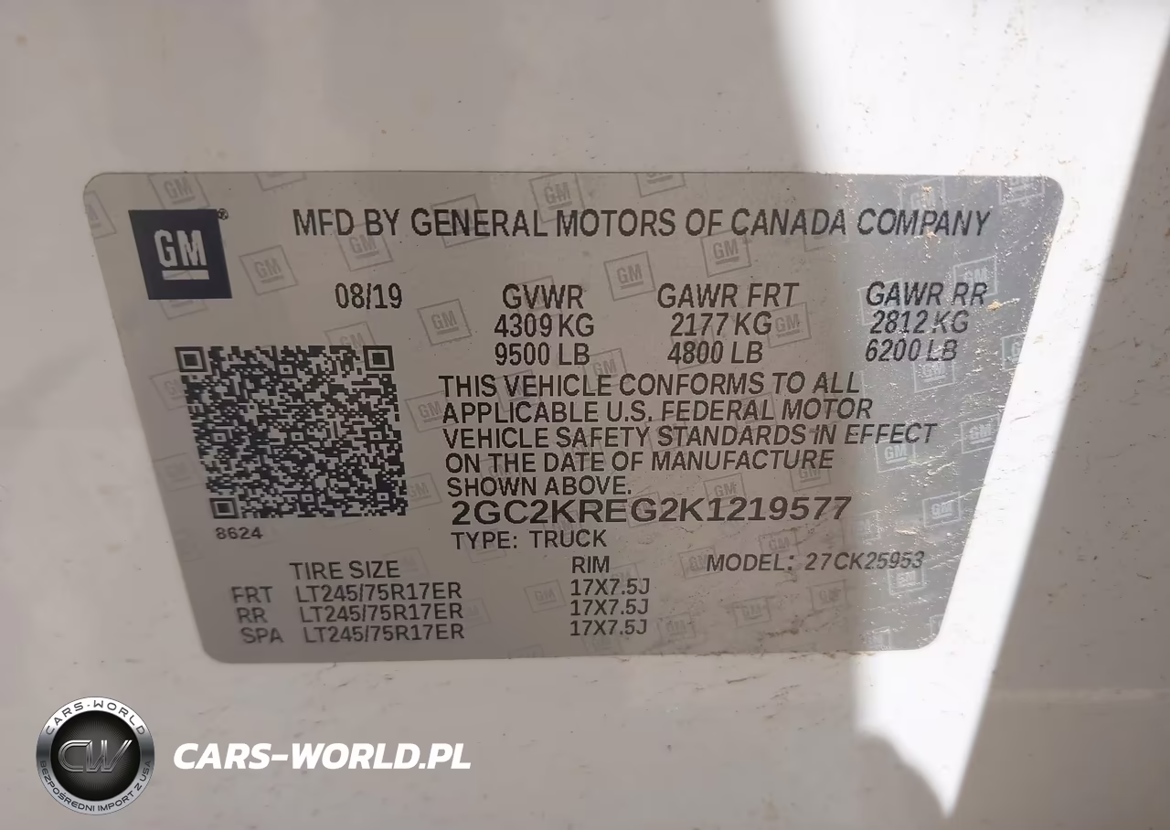 2019 Chevrolet Silverado 2500Hd Wt VIN:2GC2KREG2K1219577 - 9