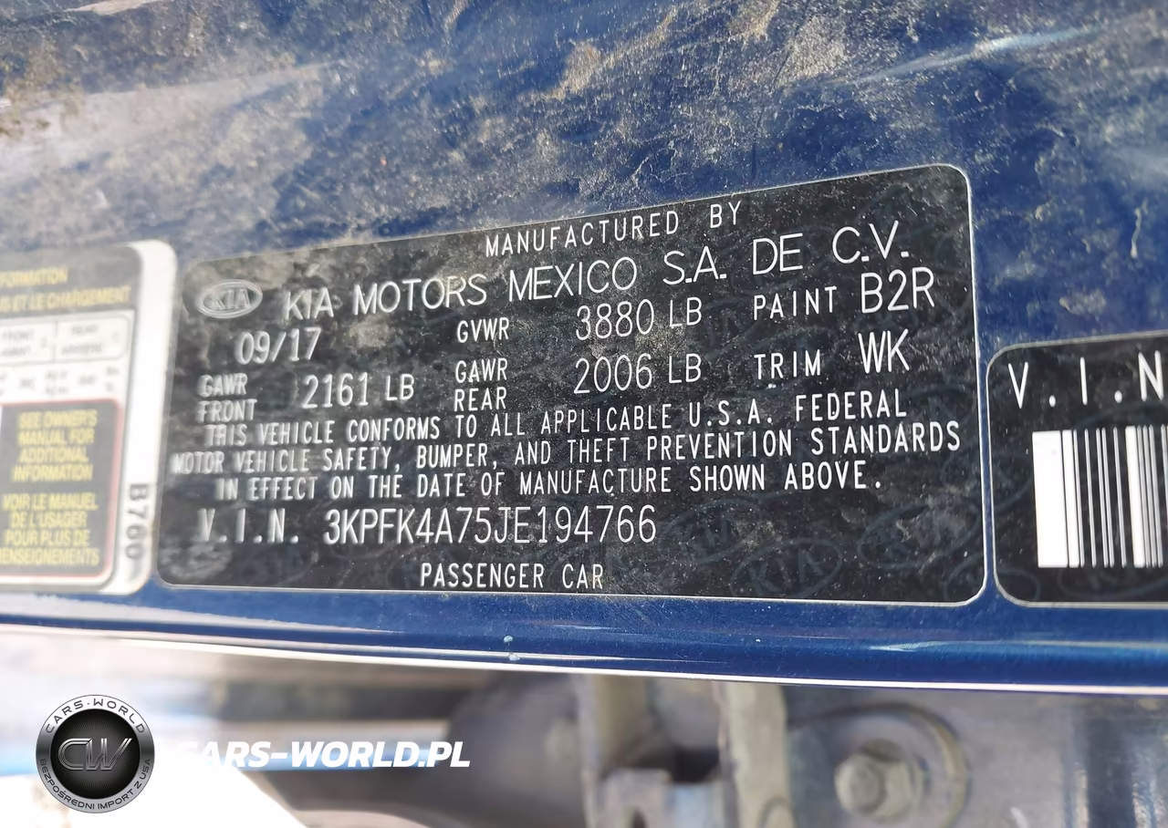 2018 Kia Forte Lx VIN:3KPFK4A75JE194766 - 9