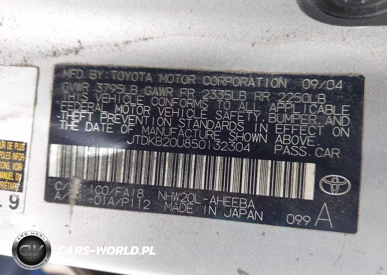 2005 Toyota Prius VIN:JTDKB20U850132304 - 9