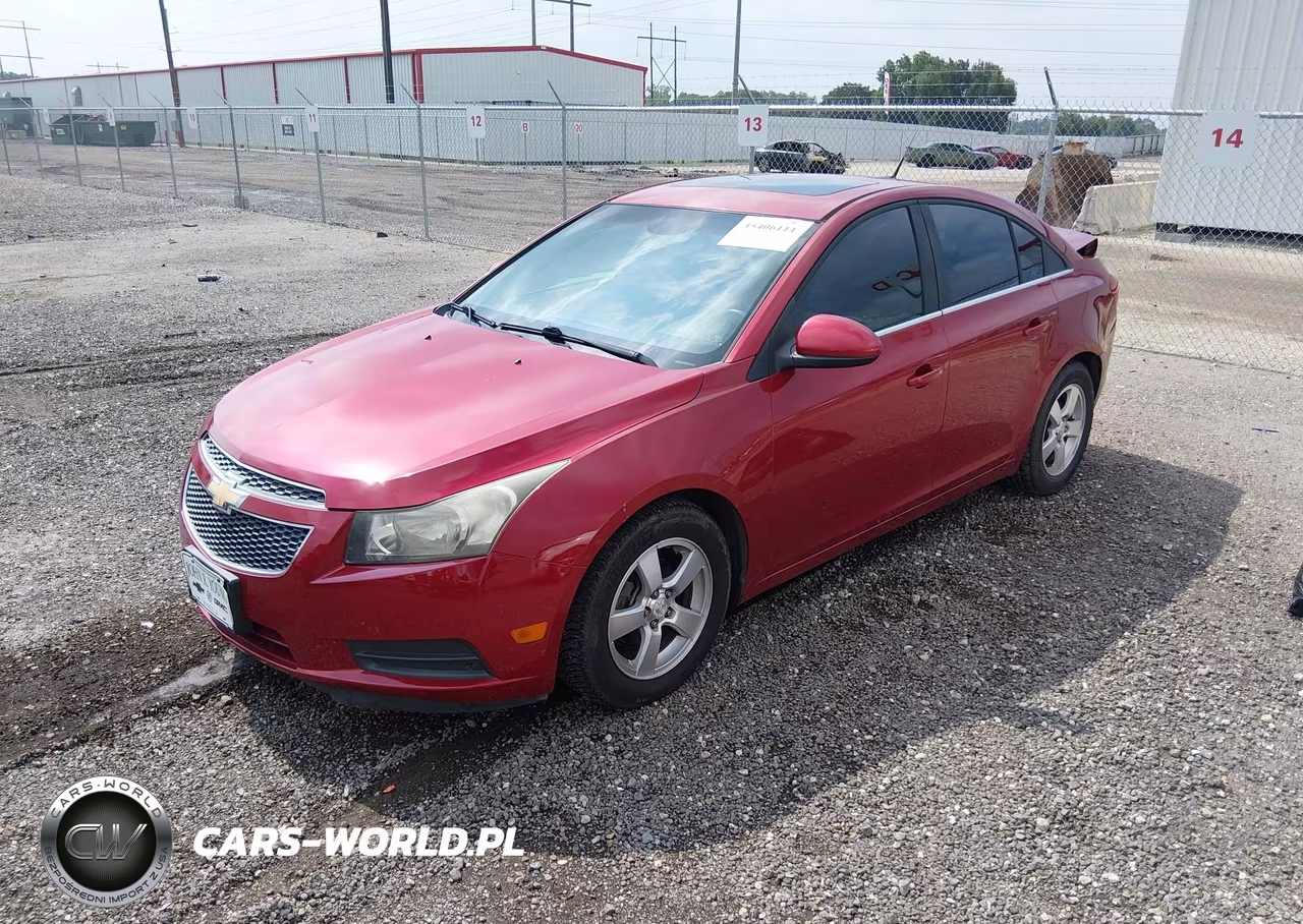 2012 Chevrolet Cruze 1Lt VIN:1G1PF5SC9C7186305 - 2