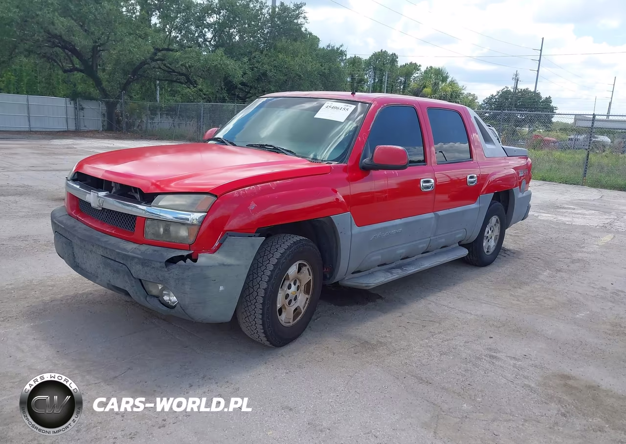 2002 Chevrolet Avalanche 1500 VIN:3GNEC13T72G156230 - 2