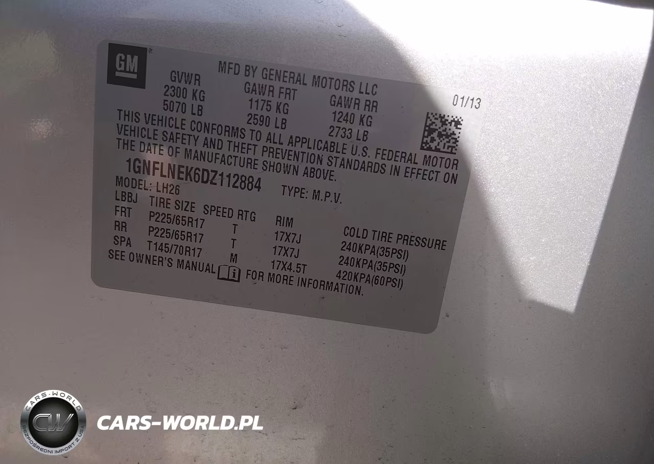 2013 Chevrolet Equinox Lt VIN:1GNFLNEK6DZ112884 - 9