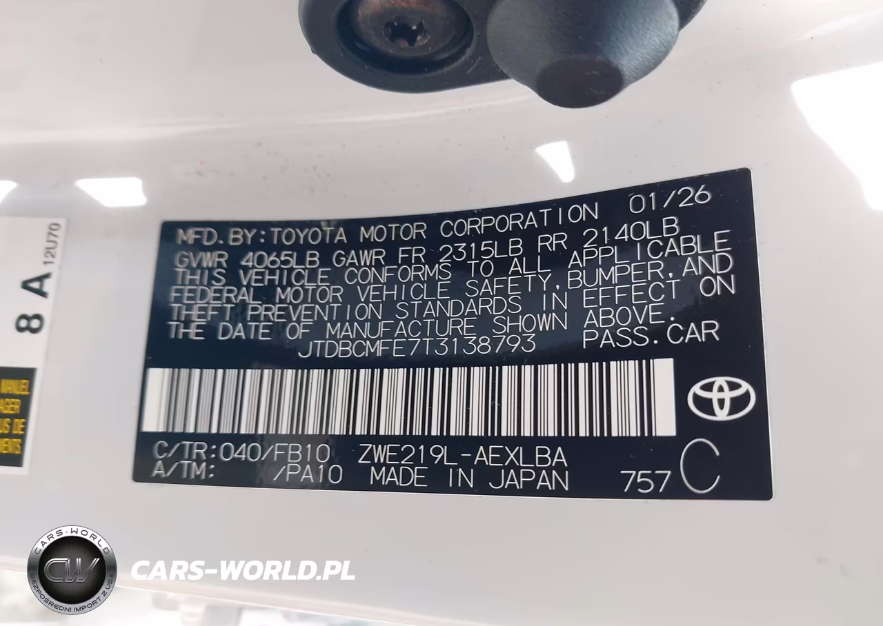 2026 Toyota Corolla Hybrid Hybrid Le VIN:JTDBCMFE7T3138793 - 9