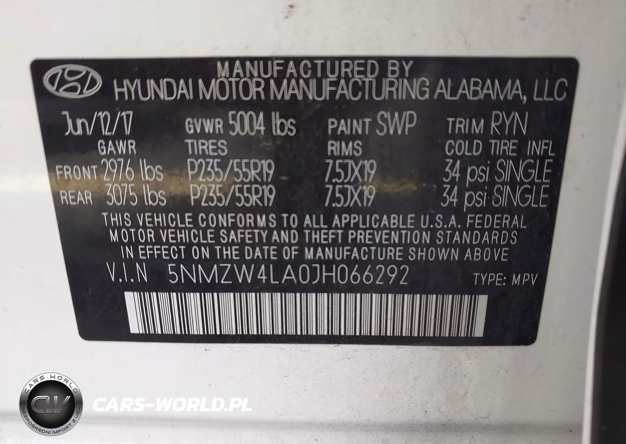 2018 Hyundai Santa Fe Sport 2.0T Ultimate VIN:5NMZW4LA0JH066292 - 9