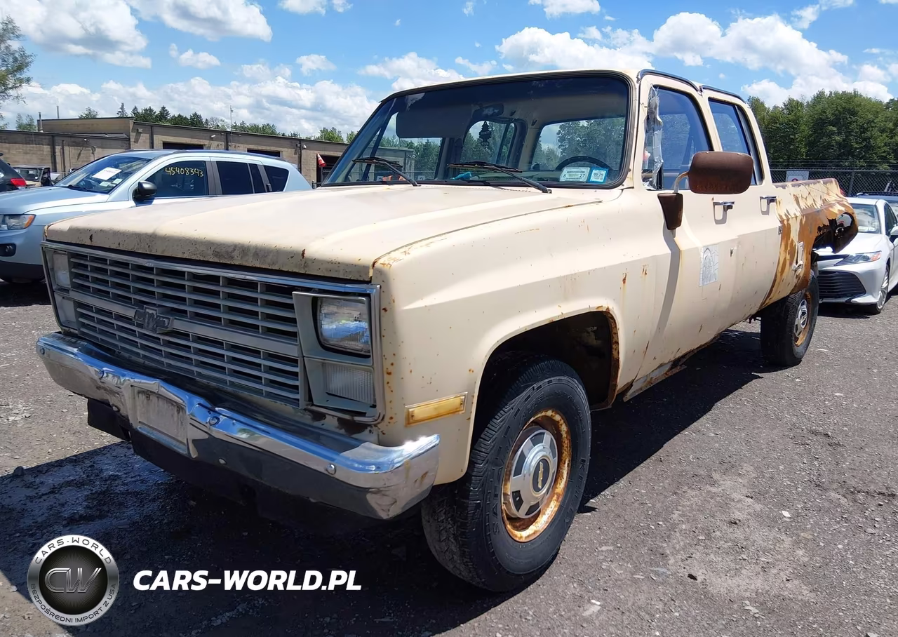 1983 Chevrolet C20 VIN:1GCGC23M6DS117267 - 2