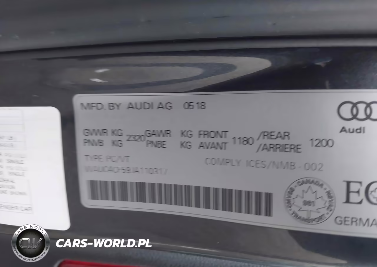 2018 Audi S5 3.0T Premium Plus VIN:WAUC4CF59JA110317 - 9
