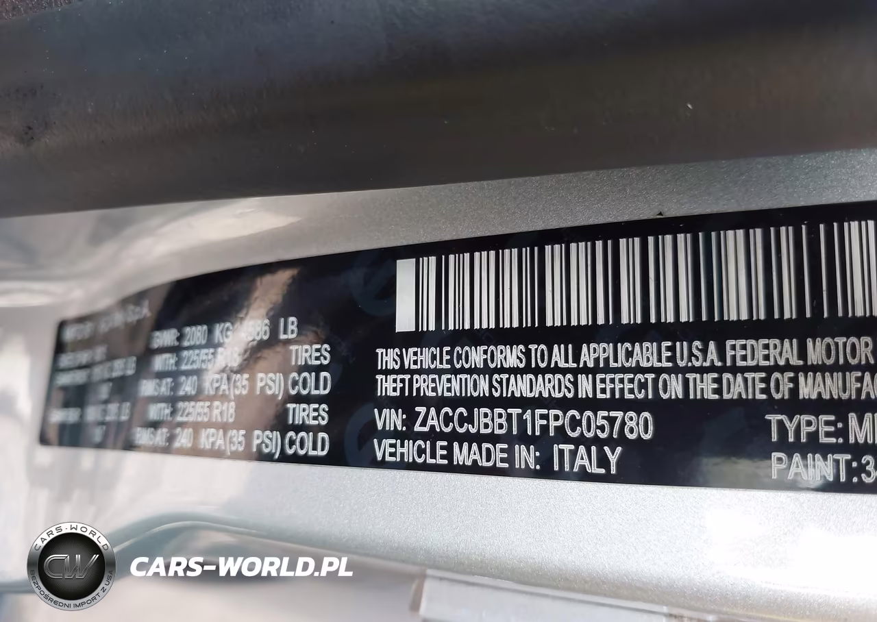 2015 Jeep Renegade Latitude VIN:ZACCJBBT1FPC05780 - 9