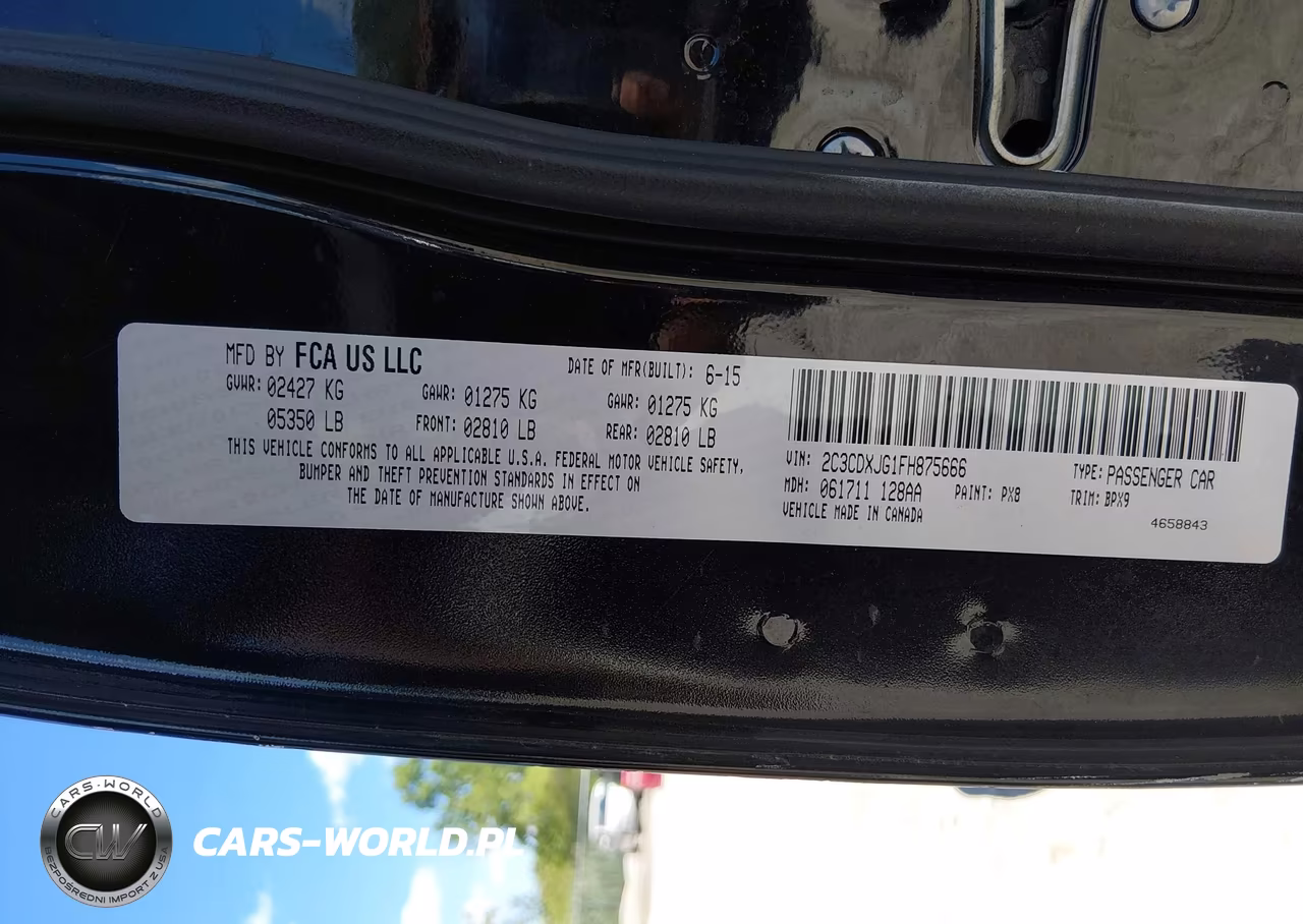 2015 Dodge Charger Sxt VIN:2C3CDXJG1FH875666 - 9