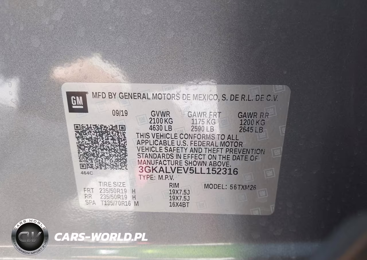 2020 GMC Terrain Awd Slt VIN:3GKALVEV5LL152316 - 9