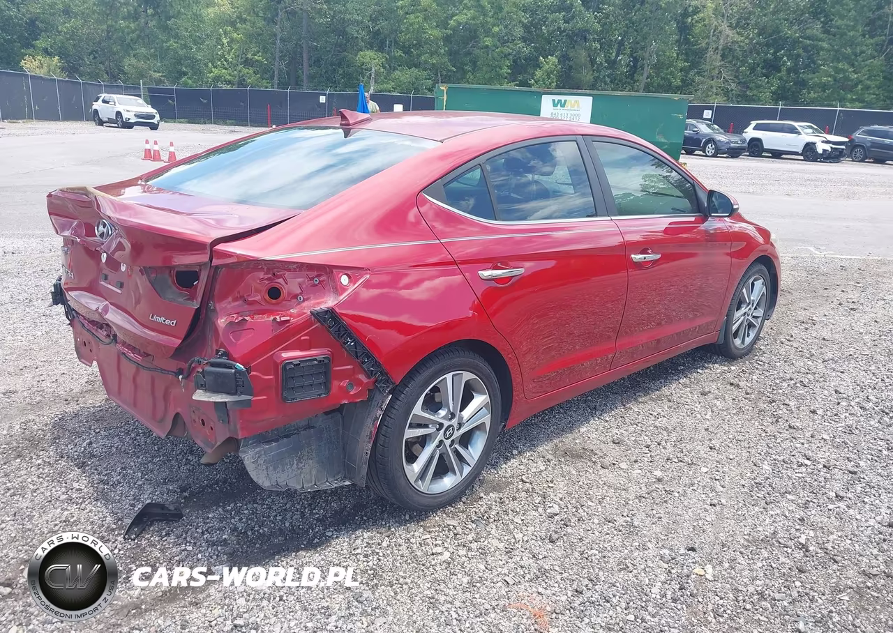 2017 Hyundai Elantra Limited VIN:KMHD84LFXHU281953 - 4