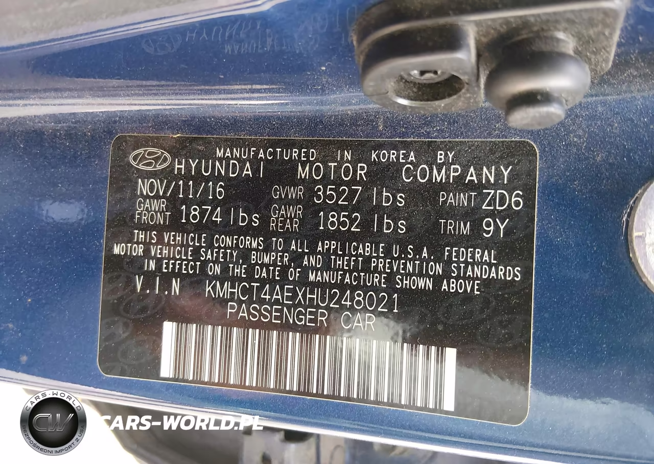 2017 Hyundai Accent Se VIN:KMHCT4AEXHU248021 - 9