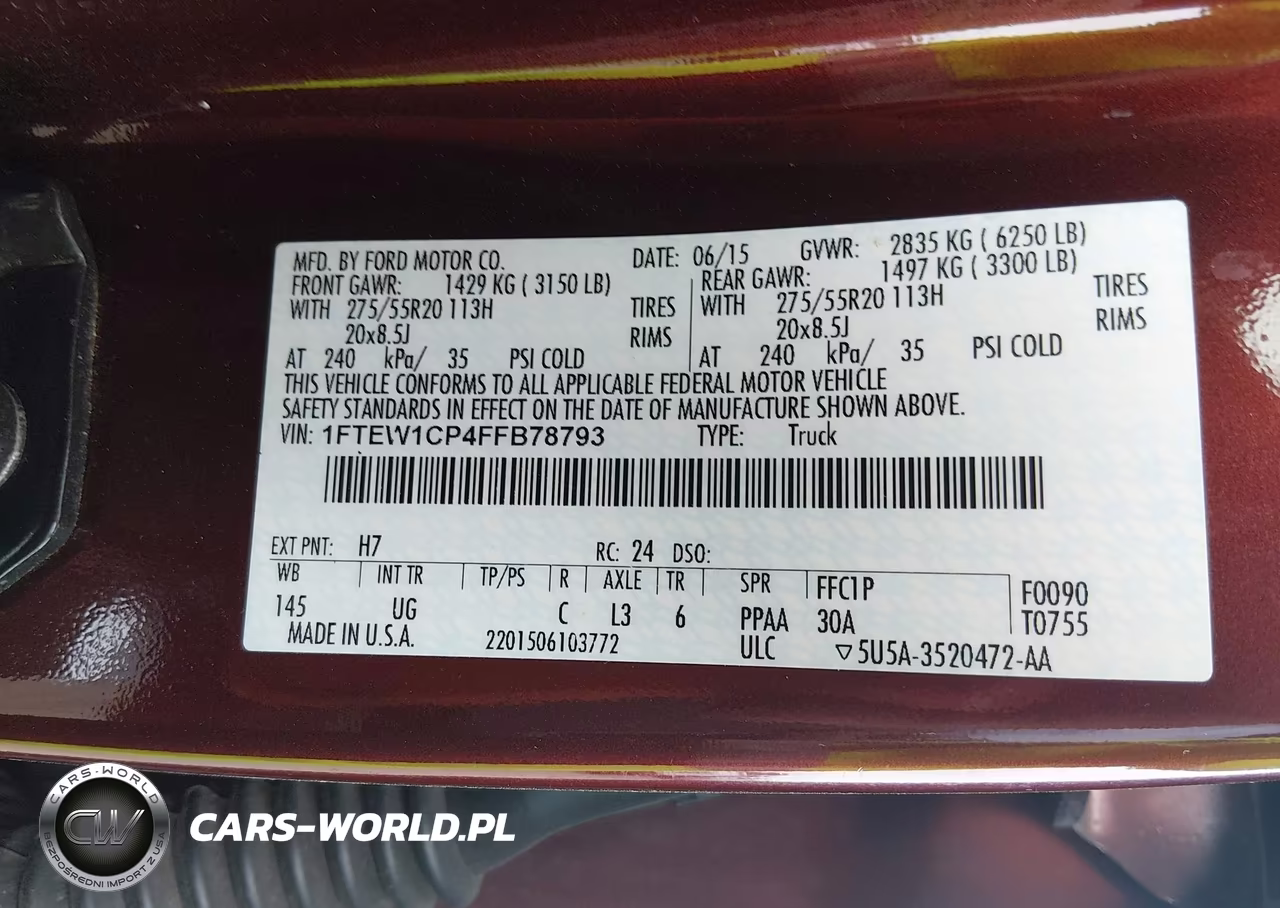 2015 Ford F-150 Xlt VIN:1FTEW1CP4FFB78793 - 9