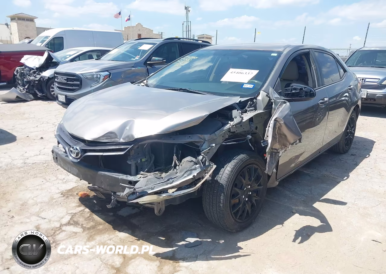 2015 Toyota Corolla Le VIN:2T1BURHE6FC476320 - 2