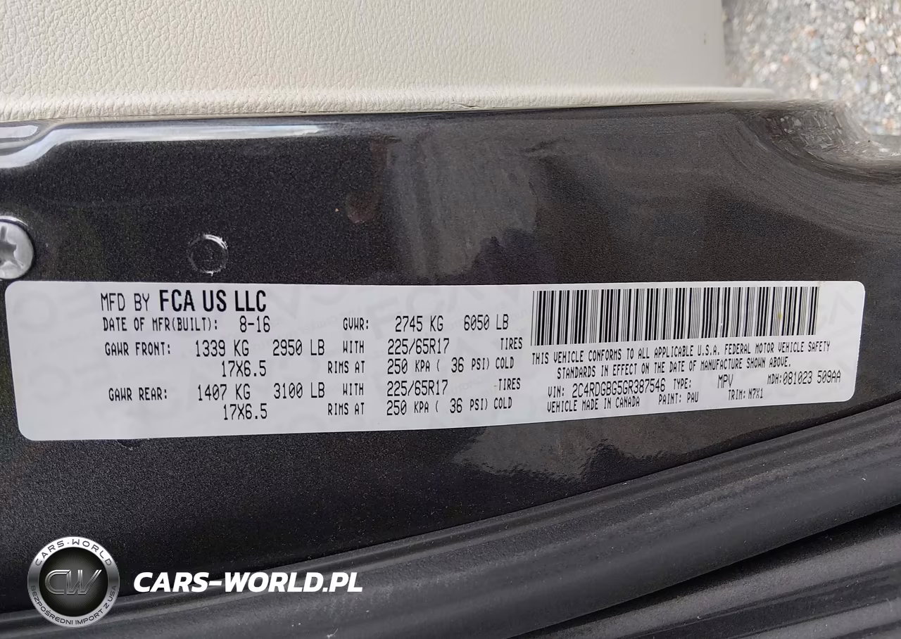 2016 Dodge Grand Caravan Se Plus VIN:2C4RDGBG5GR387546 - 9