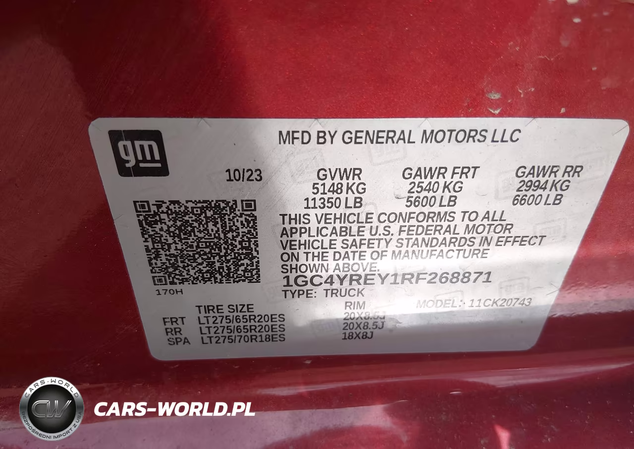 2024 Chevrolet Silverado 2500Hd 4Wd Standard Bed High Country VIN:1GC4YREY1RF268871 - 8
