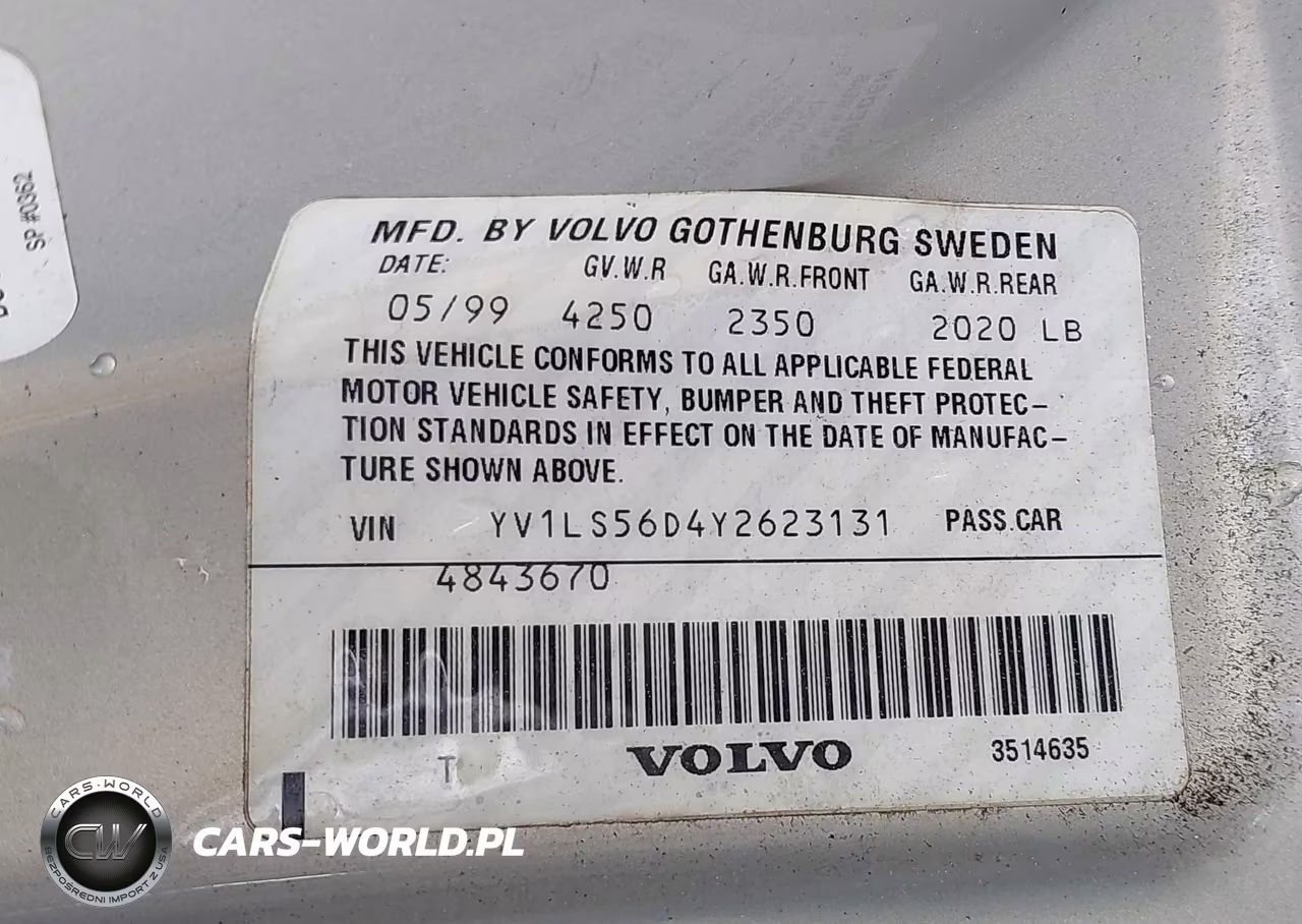 2000 Volvo S70 Glt-Glt Se VIN:YV1LS56D4Y2623131 - 9