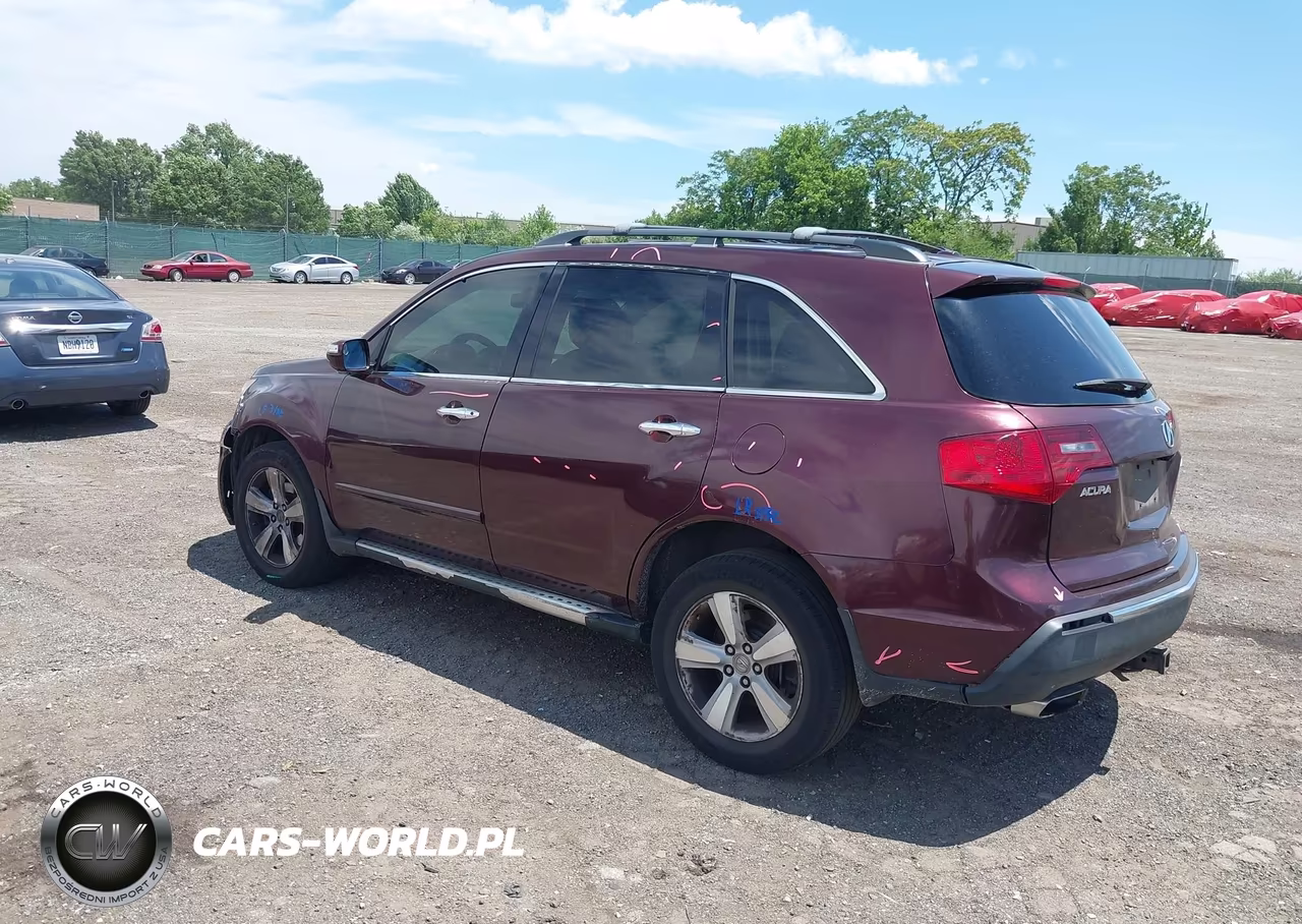 2011 Acura Mdx Technology Package VIN:2HNYD2H67BH502301 - 3
