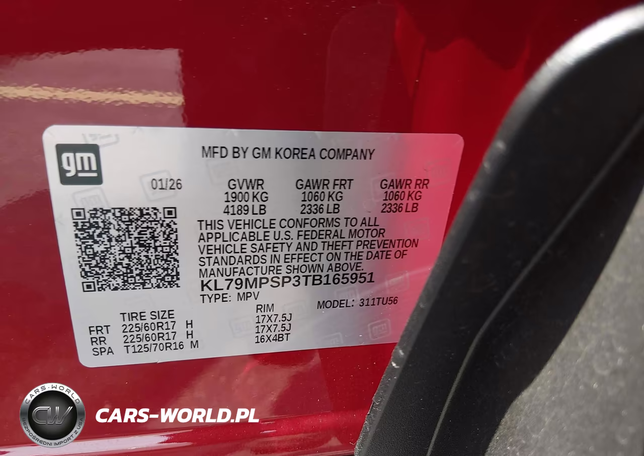 2026 Chevrolet Trailblazer Fwd Lt VIN:KL79MPSP3TB165951 - 9