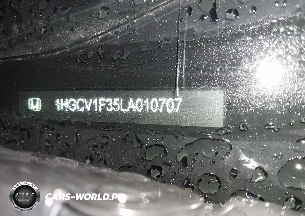 2020 Honda Accord Sport VIN:1HGCV1F35LA010707 - 9