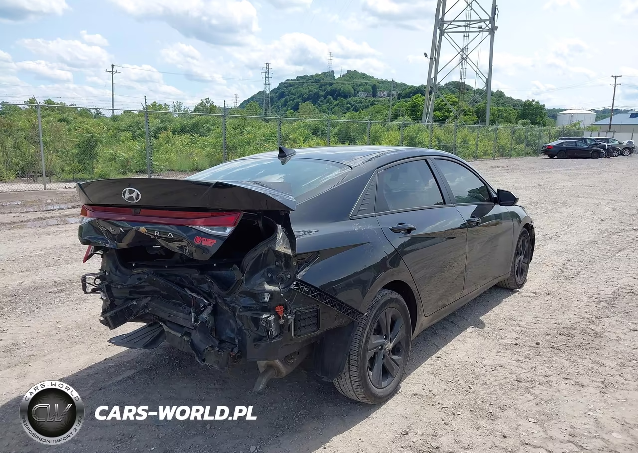 2021 Hyundai Elantra Sel VIN:5NPLS4AG6MH017100 - 4