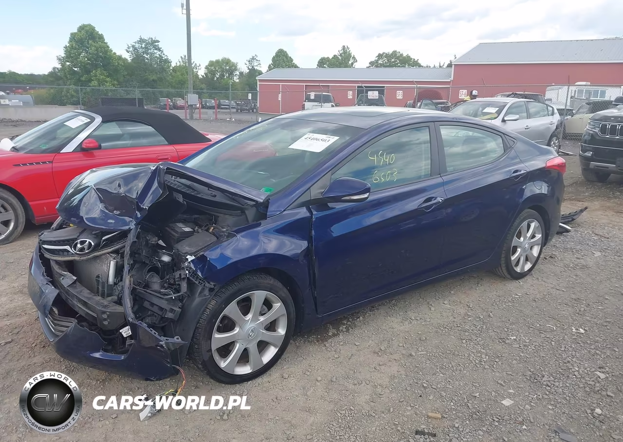 2012 Hyundai Elantra Limited VIN:5NPDH4AE9CH091014 - 2