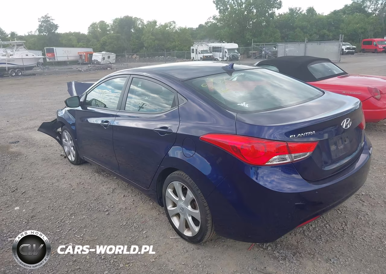 2012 Hyundai Elantra Limited VIN:5NPDH4AE9CH091014 - 3