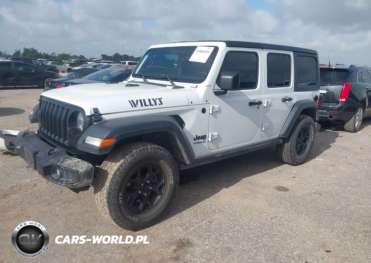 2021 Jeep Wrangler Unlimited Willys 4X4 VIN:1C4HJXDG8MW649984 - 2