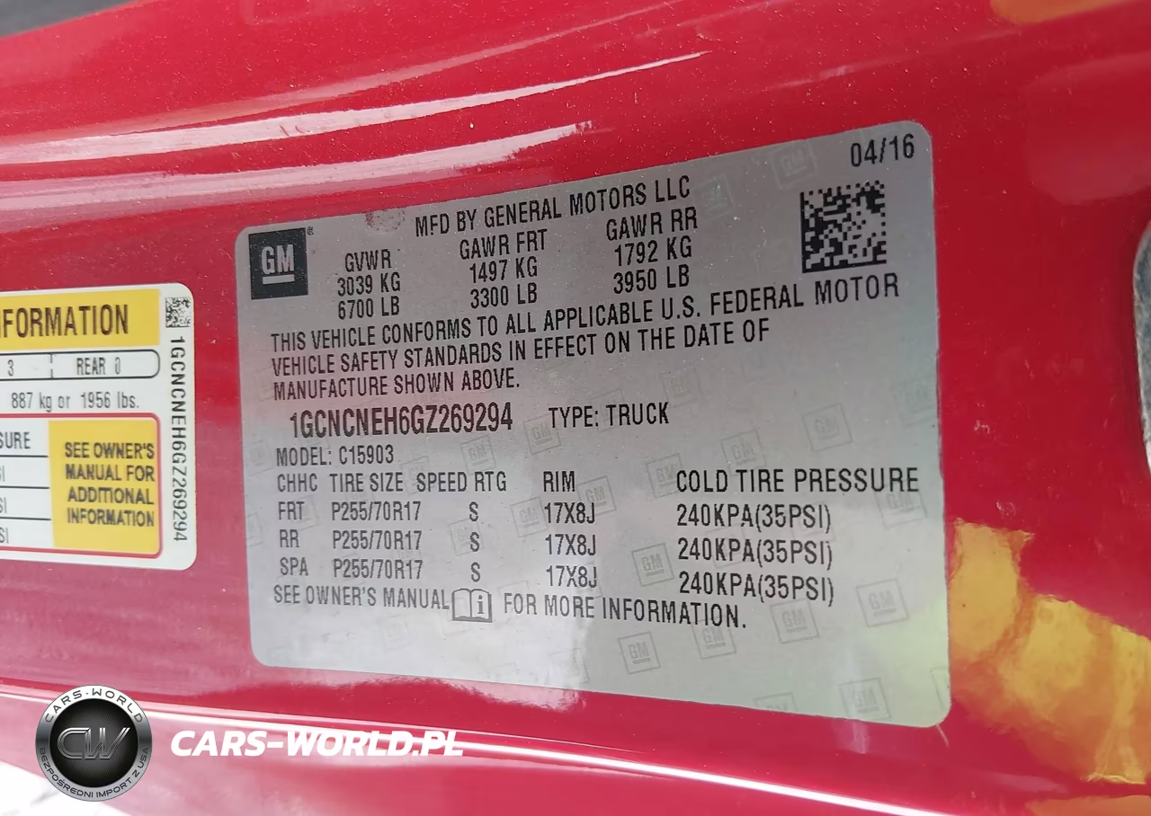 2016 Chevrolet Silverado 1500 Work Truck VIN:1GCNCNEH6GZ269294 - 9