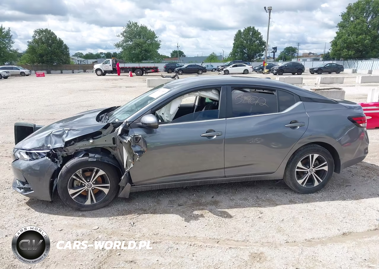 2021 Nissan Sentra Sv Xtronic Cvt VIN:3N1AB8CV2MY227550 - 14