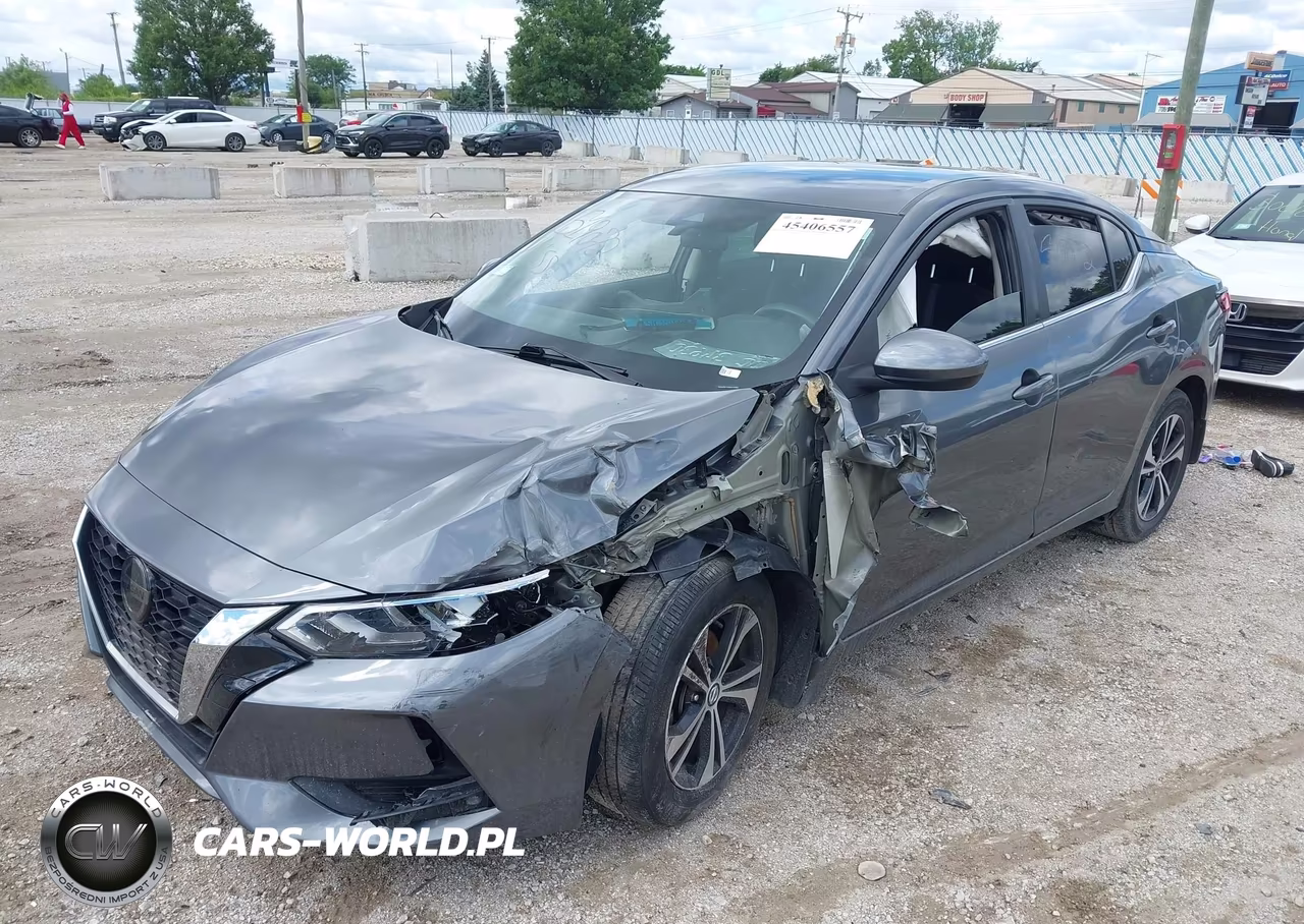 2021 Nissan Sentra Sv Xtronic Cvt VIN:3N1AB8CV2MY227550 - 2