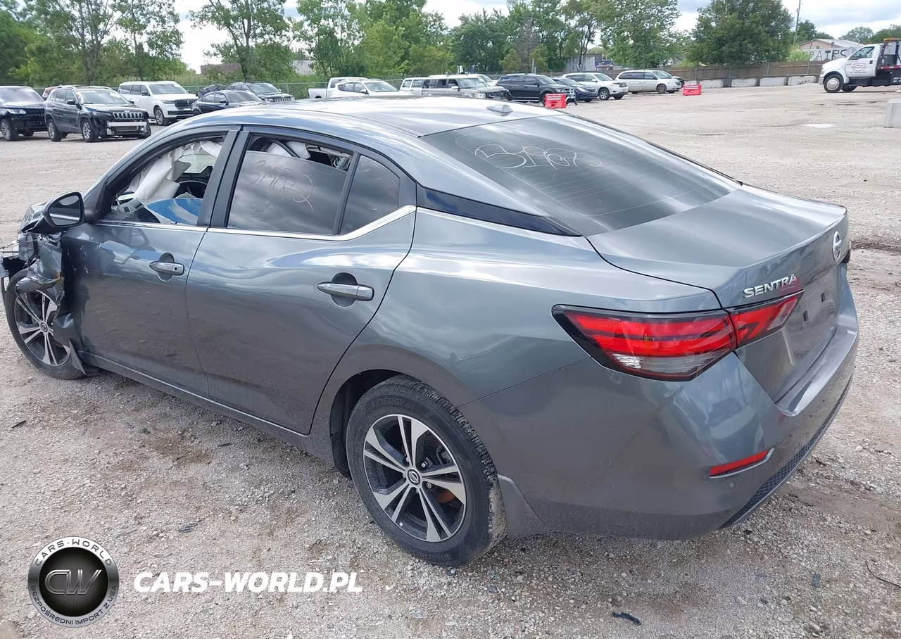 2021 Nissan Sentra Sv Xtronic Cvt VIN:3N1AB8CV2MY227550 - 3