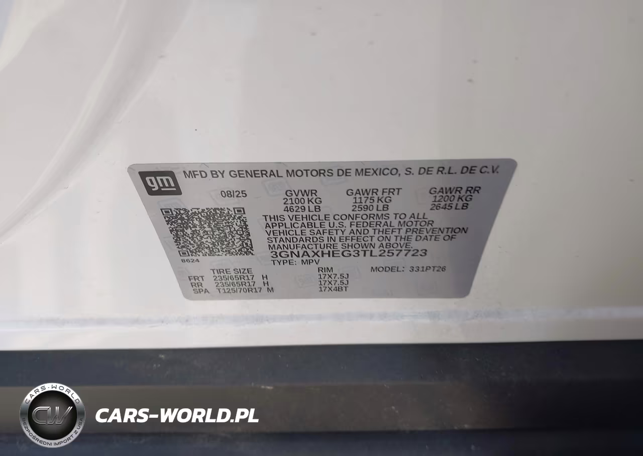 2026 Chevrolet Equinox Fwd Lt VIN:3GNAXHEG3TL257723 - 9