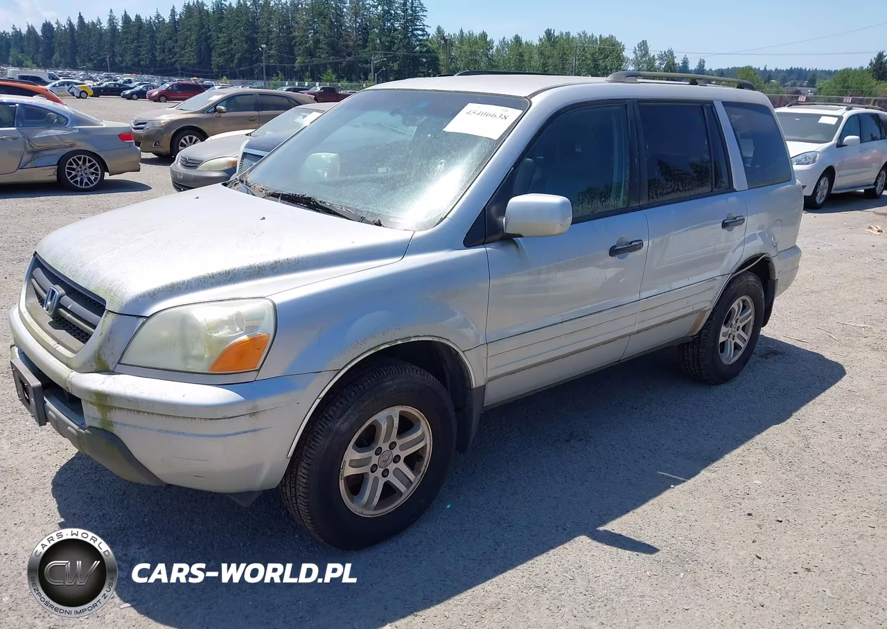 2003 Honda Pilot Ex-L VIN:2HKYF18503H507639 - 2