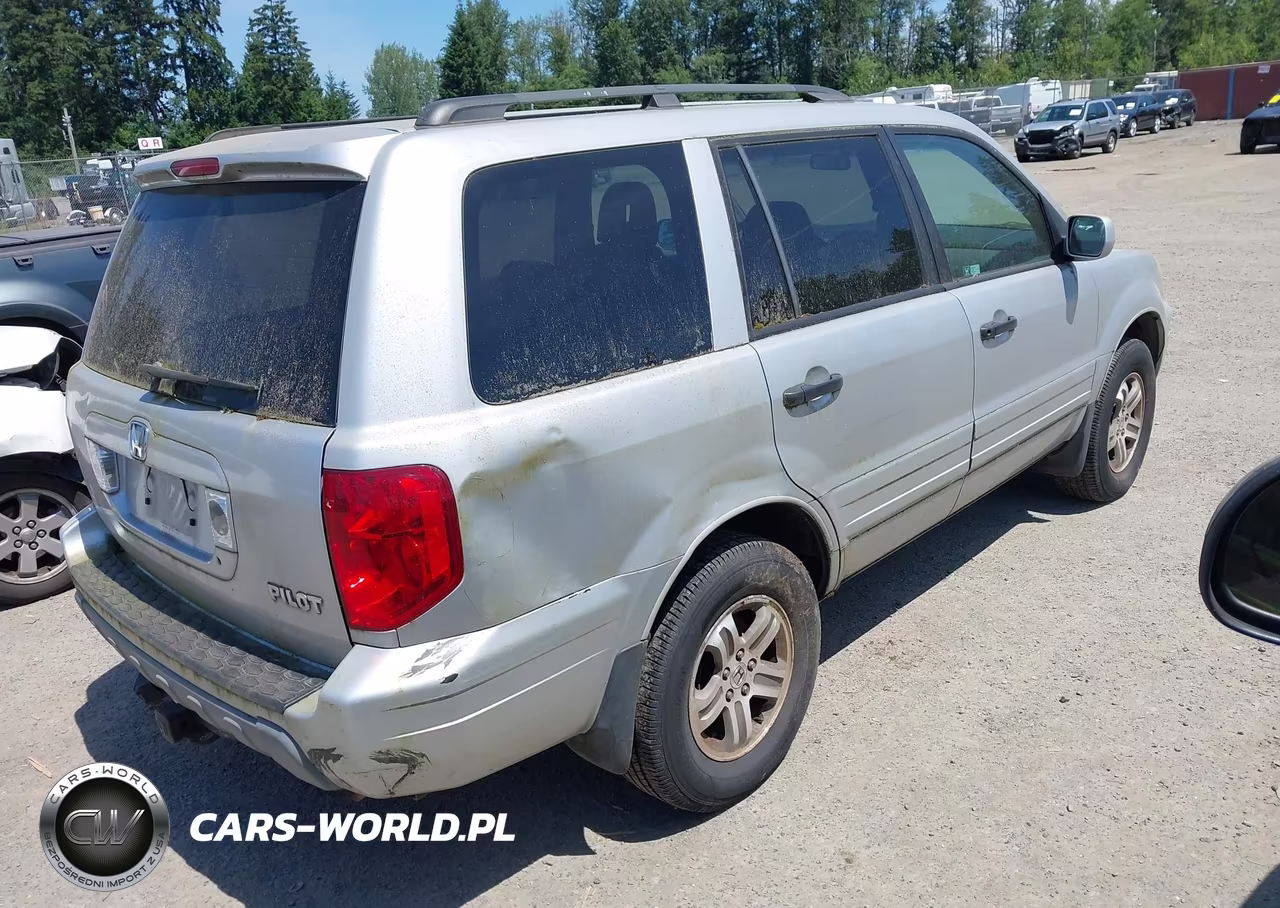 2003 Honda Pilot Ex-L VIN:2HKYF18503H507639 - 4