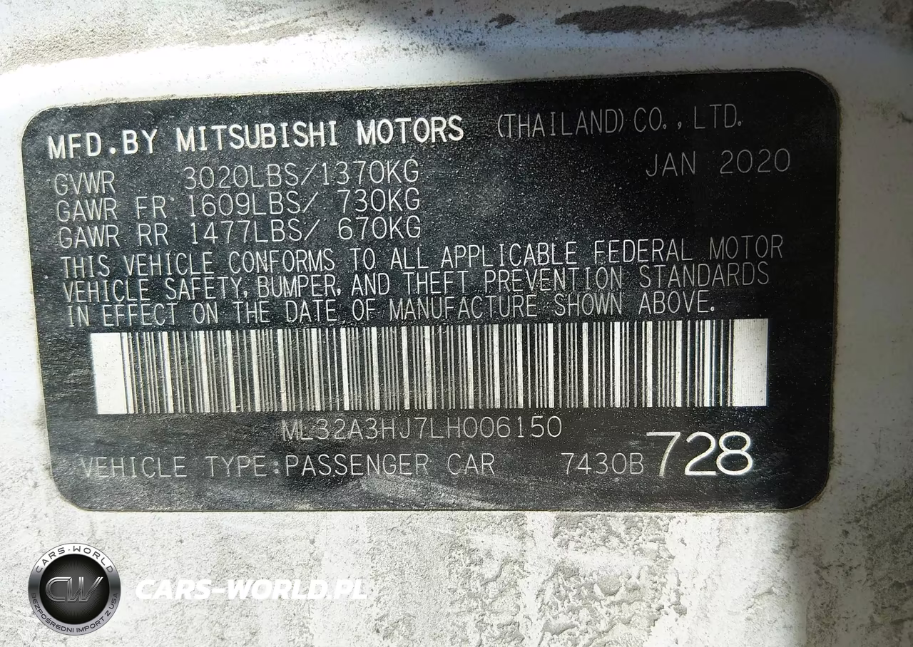 2020 Mitsubishi Mirage Es VIN:ML32A3HJ7LH006150 - 9