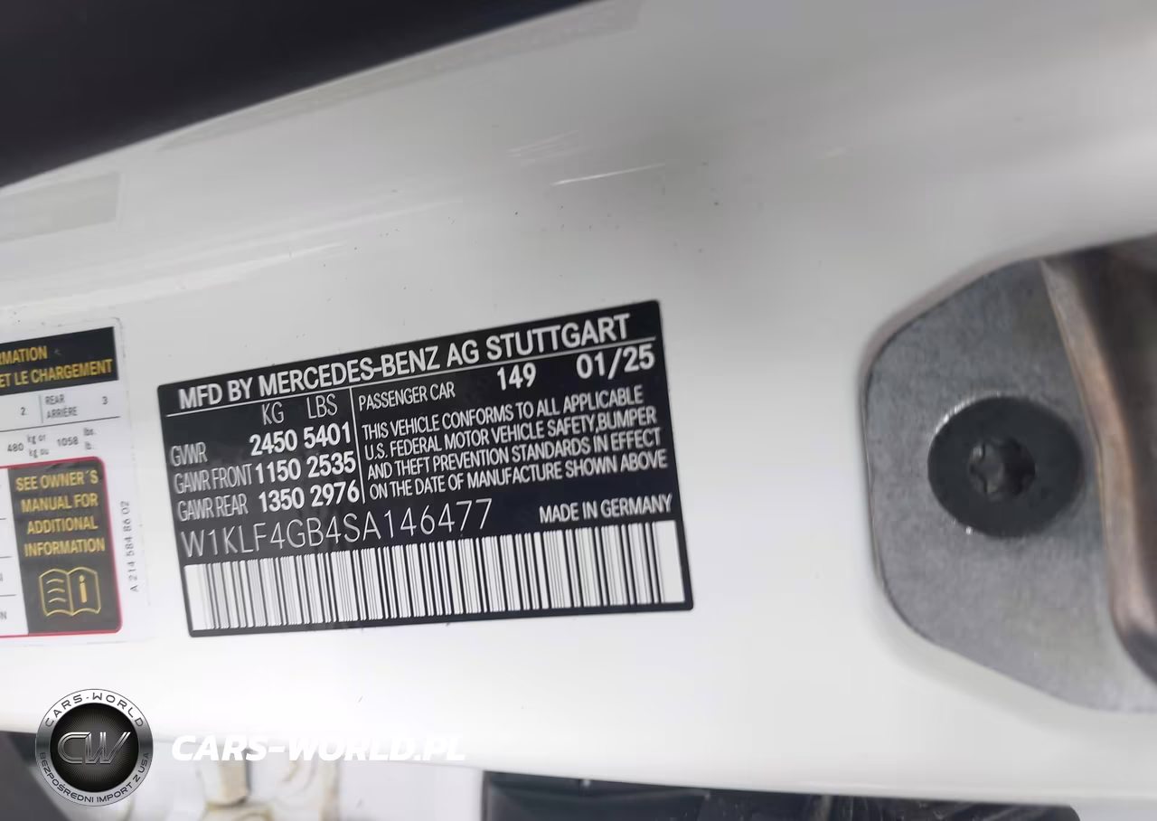 2025 Mercedes-Benz E 350 VIN:W1KLF4GB4SA146477 - 9