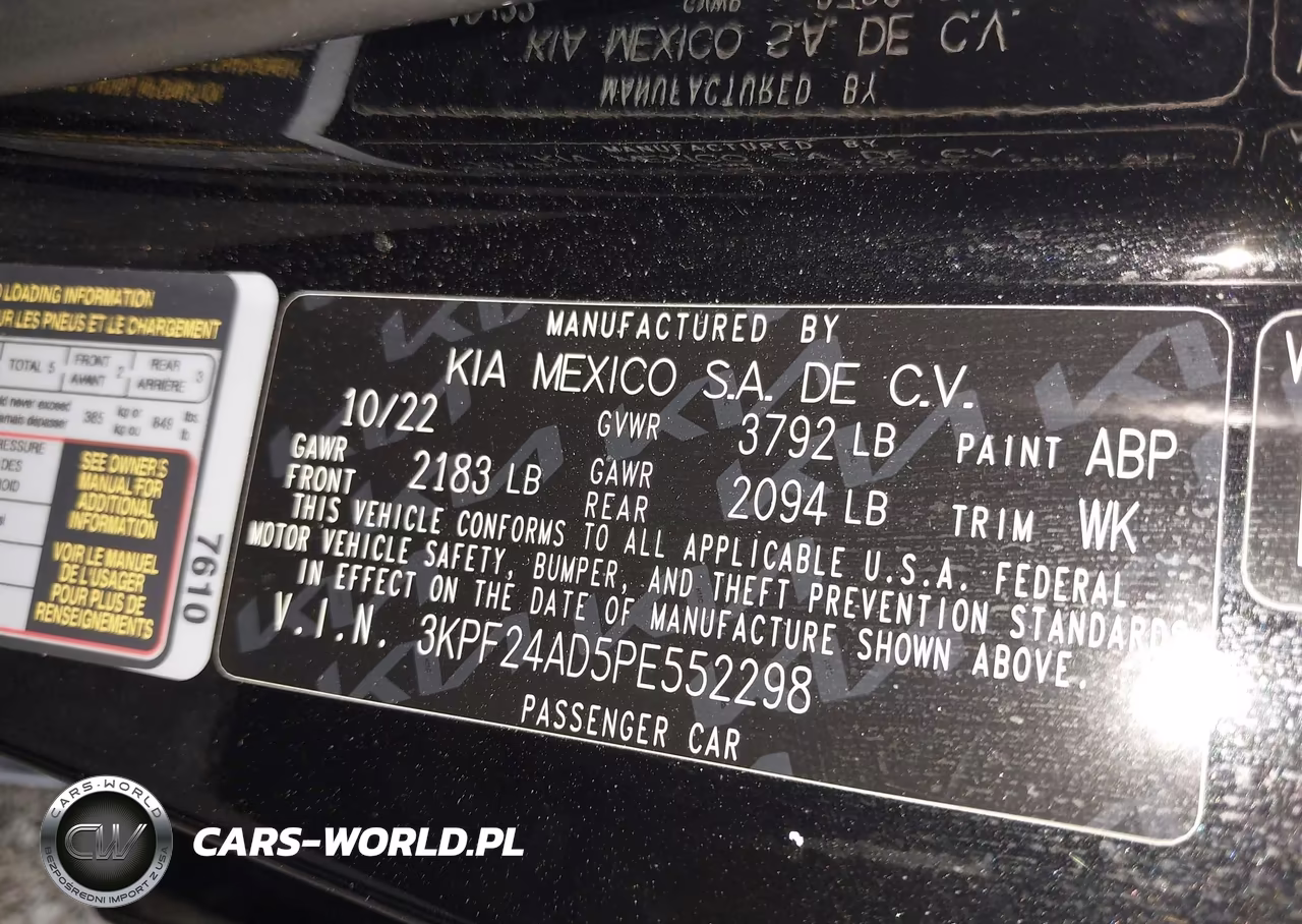2023 Kia Forte Lxs VIN:3KPF24AD5PE552298 - 9