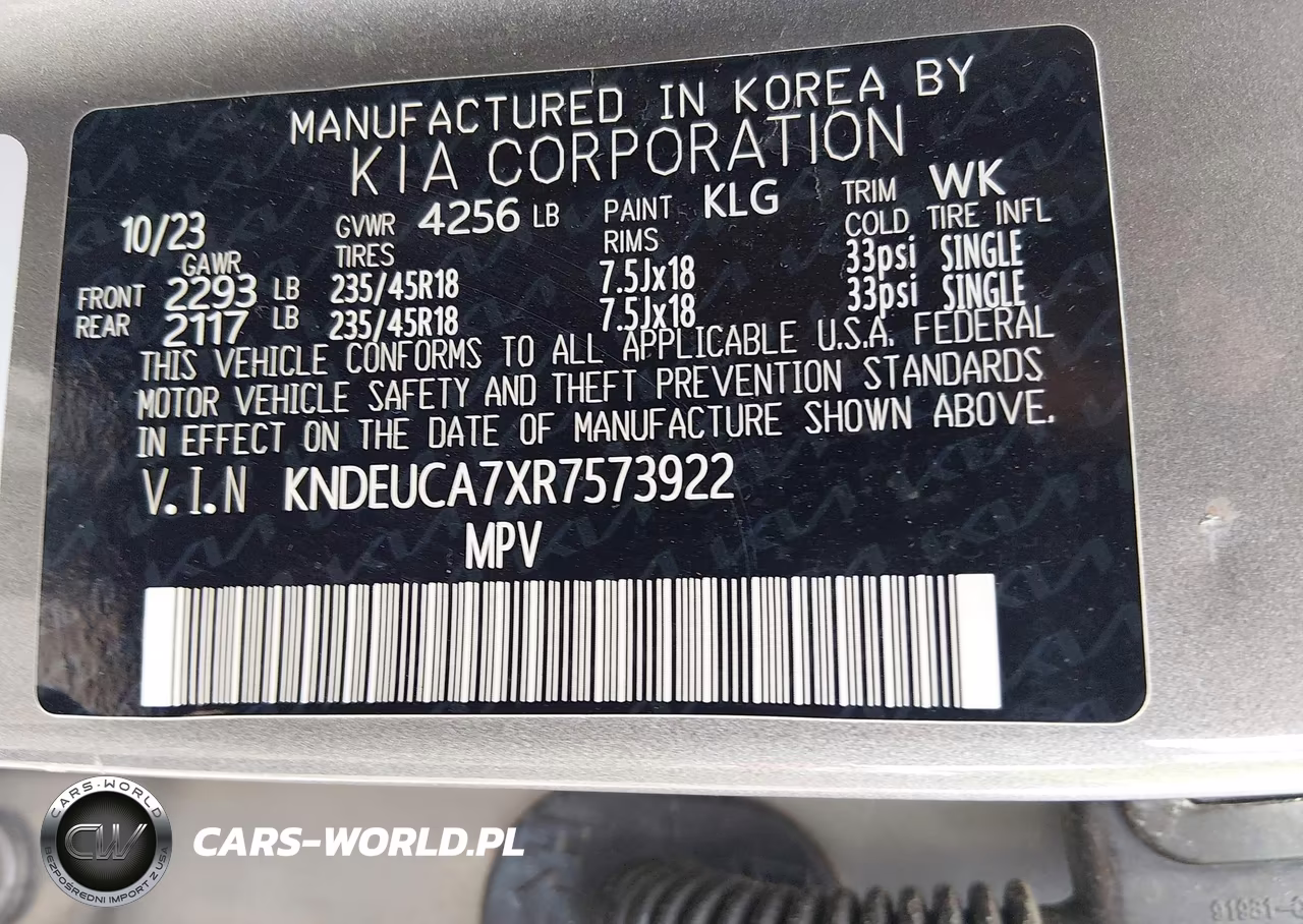 2024 Kia Seltos X-Line VIN:KNDEUCA7XR7573922 - 9