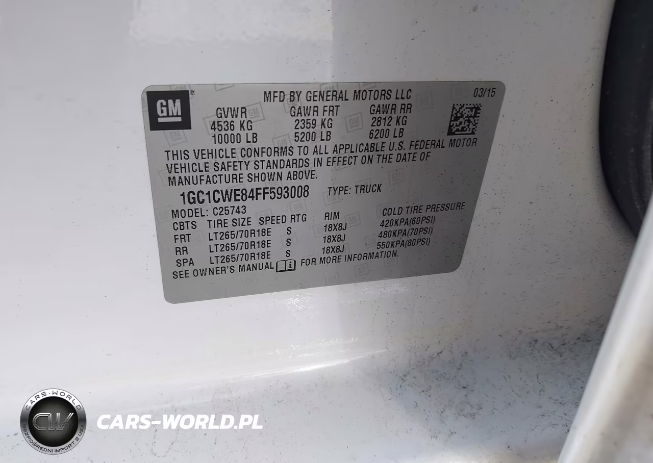 2015 Chevrolet Silverado 2500Hd Ltz VIN:1GC1CWE84FF593008 - 9