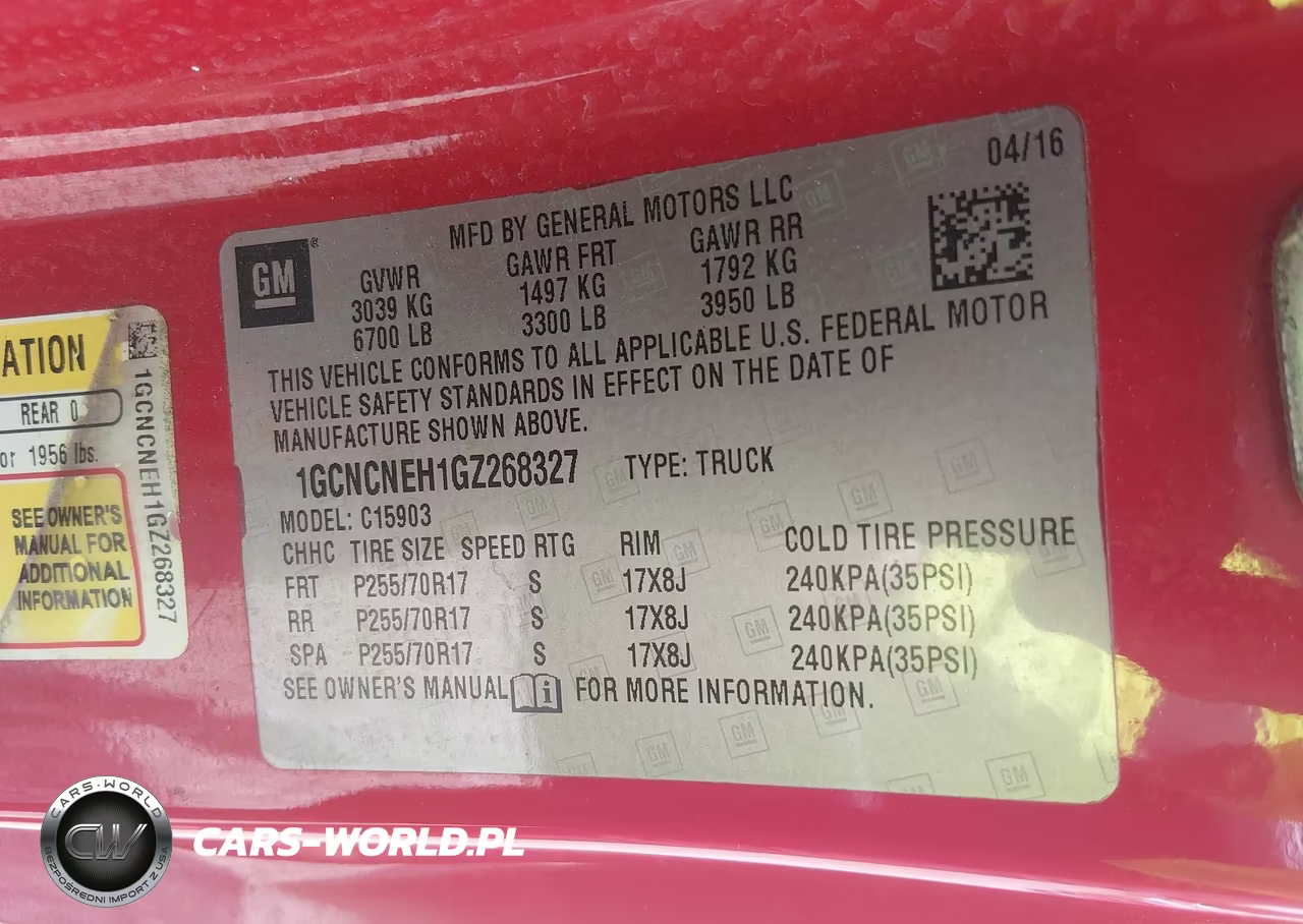 2016 Chevrolet Silverado 1500 Work Truck VIN:1GCNCNEH1GZ268327 - 9