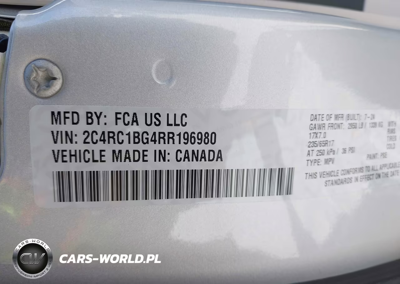 2024 Chrysler Pacifica Touring L VIN:2C4RC1BG4RR196980 - 9