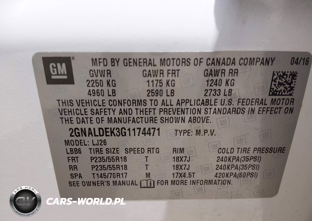 2016 Chevrolet Equinox Ltz VIN:2GNALDEK3G1174471 - 9