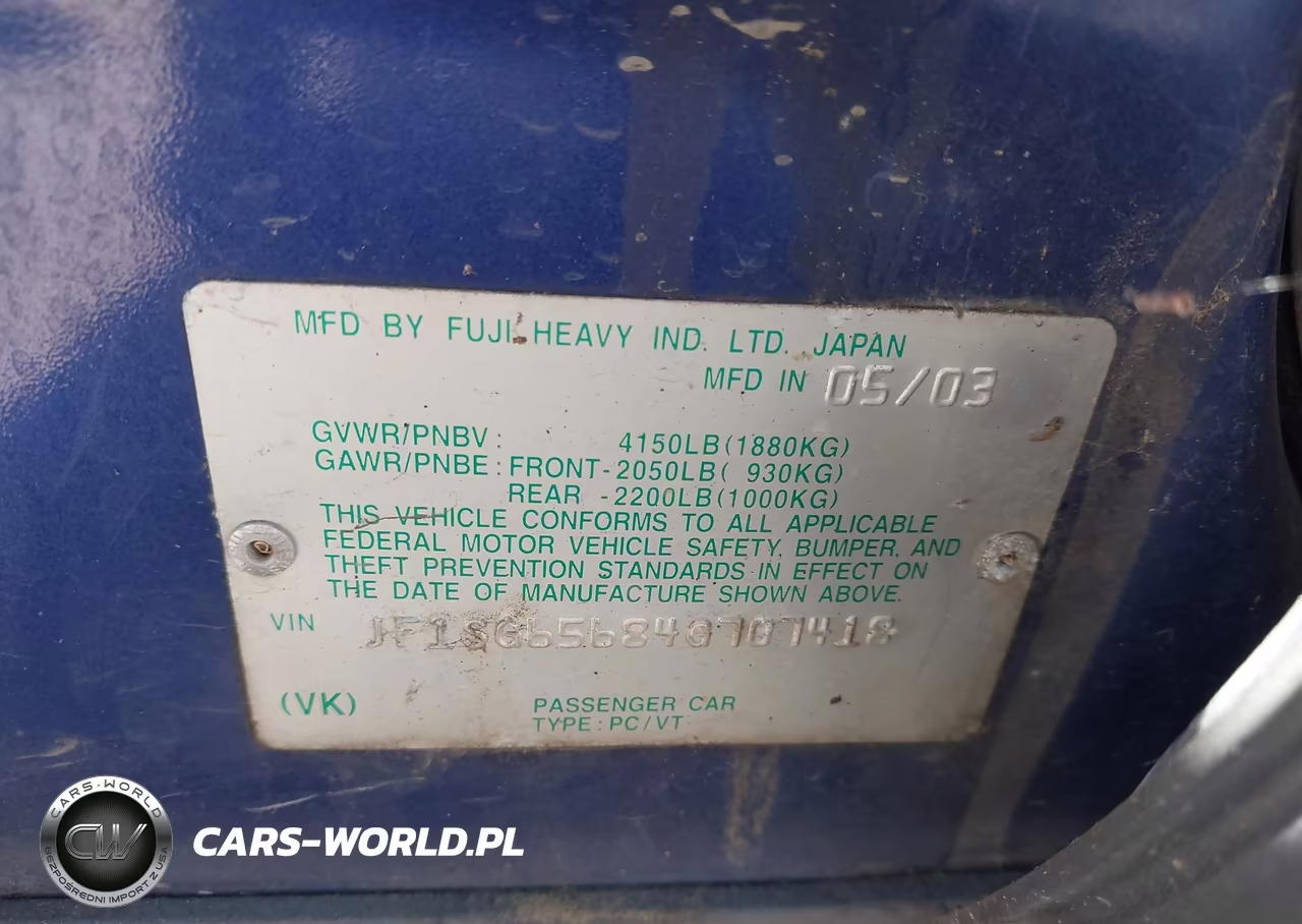 2004 Subaru Forester 2.5Xs VIN:JF1SG65684G707418 - 9