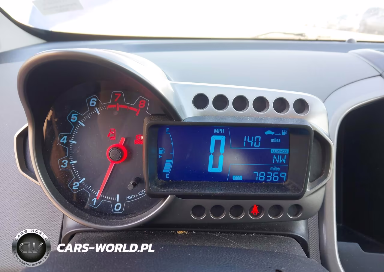 2013 Chevrolet Sonic Lt Manual VIN:1G1JD6SB6D4110732 - 7