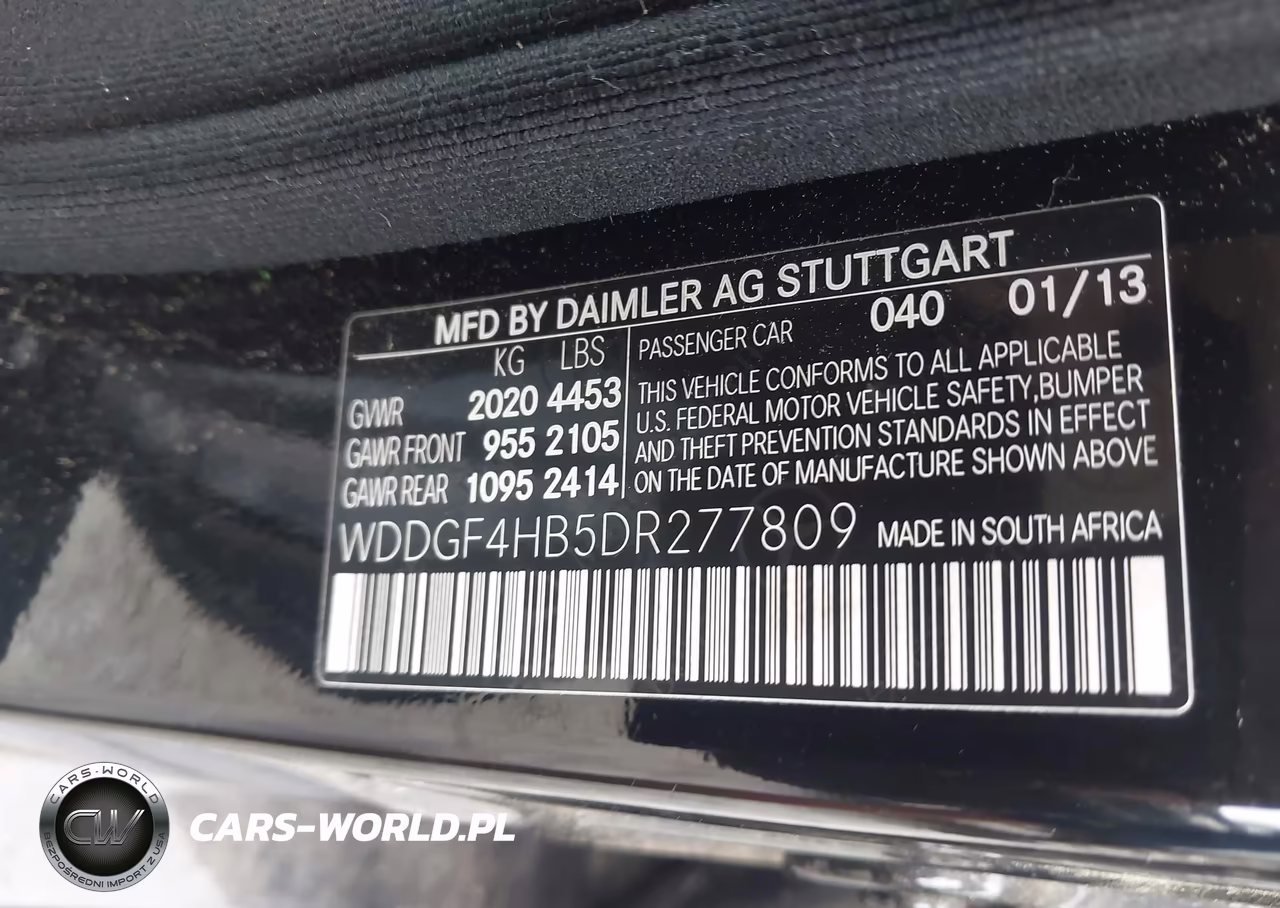 2013 Mercedes-Benz C 250 Sport VIN:WDDGF4HB5DR277809 - 9